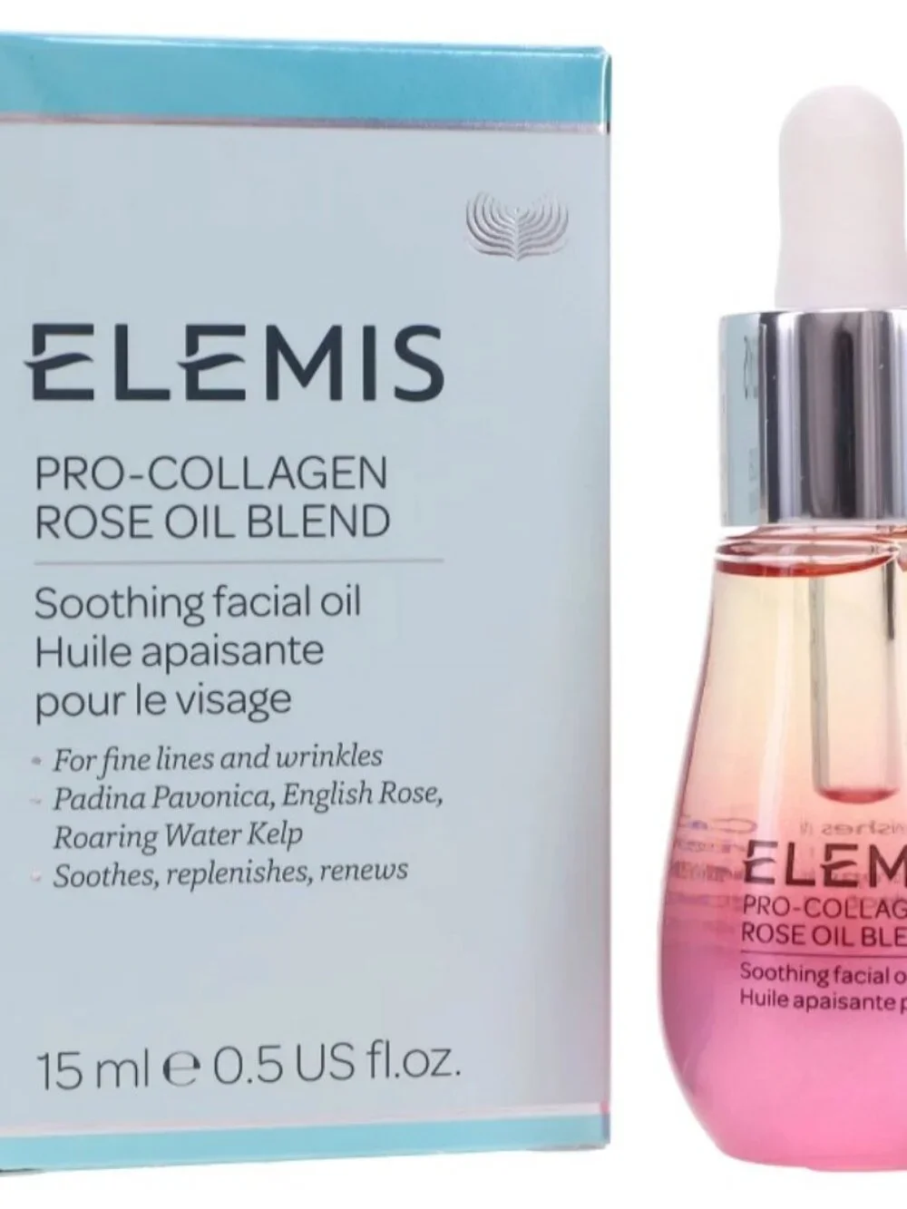 Elemis Pro-Collagen Rose Oil Blend Soothing Facial Oil 15ml/0.5oz New In Box